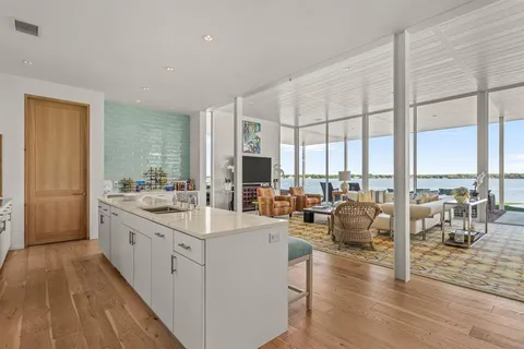 a storage room with washer and dryer