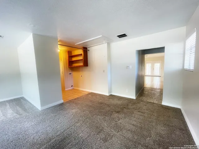 a view of empty room