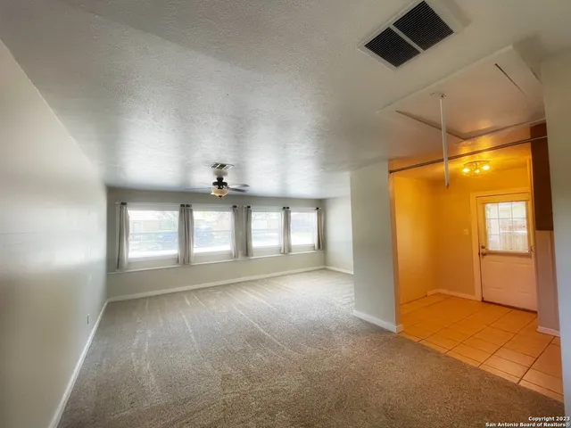 a view of livingroom and window