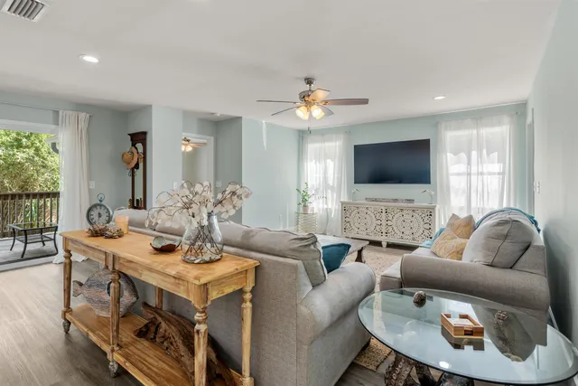 a workspace with furniture and window