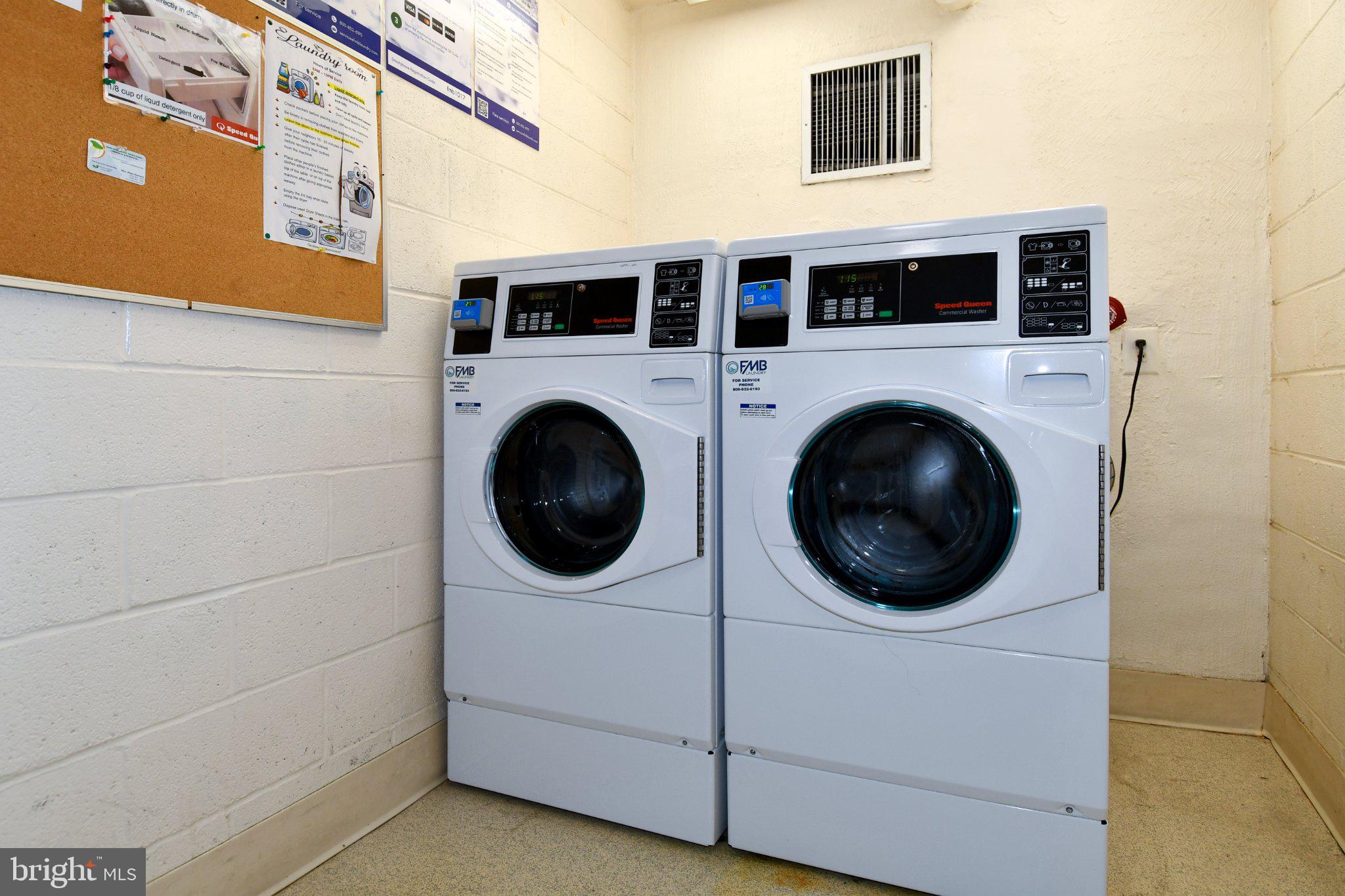 5101 River Road, Unit 712 Bethesda, MD 20816 - Photo 29 of 38 Modern laundry facilities in a clean space.