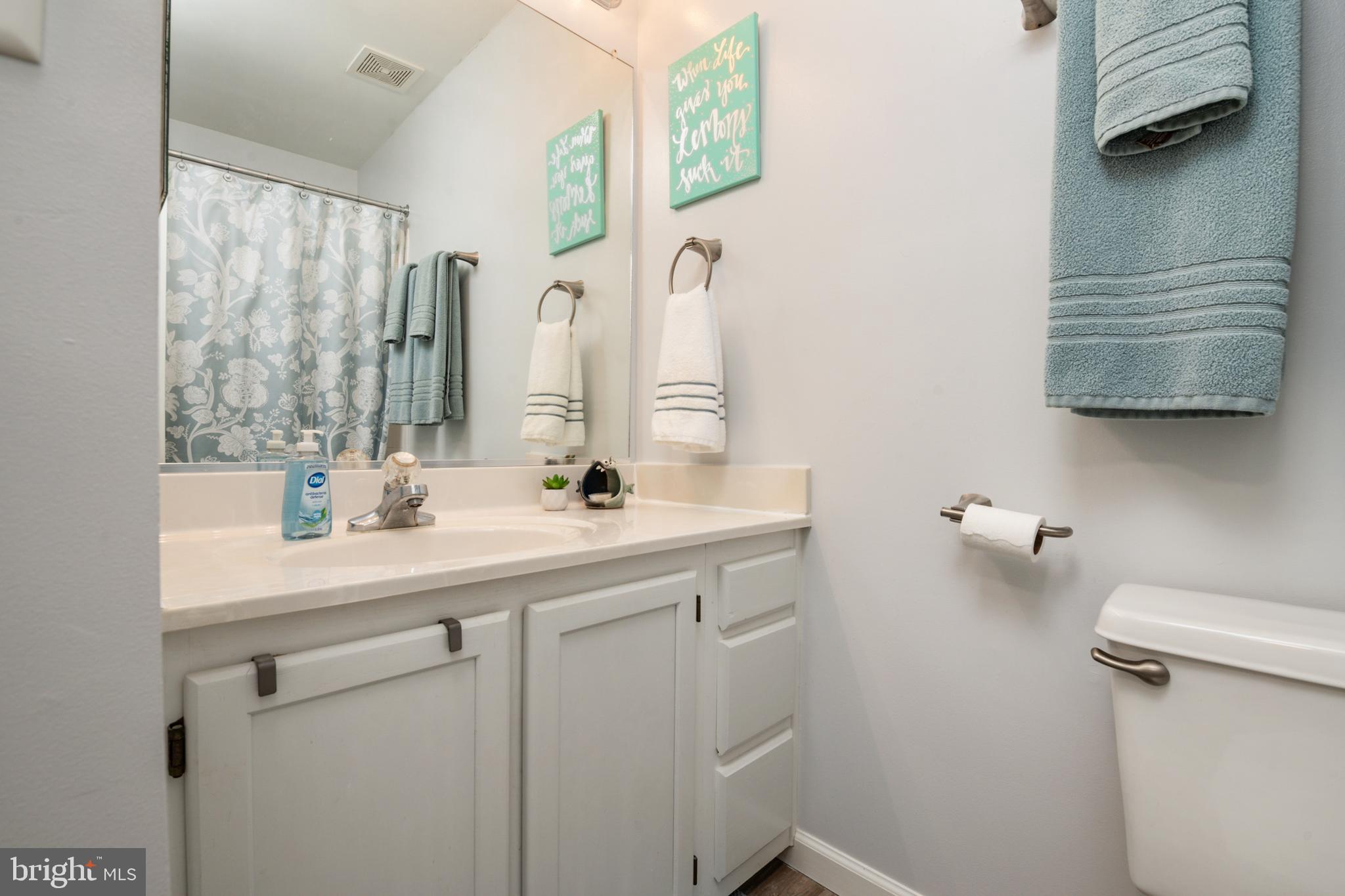 2333 Manomet Court Crofton, MD 21114 - Photo 22 of 44 a bathroom with a sink a toilet and a mirror