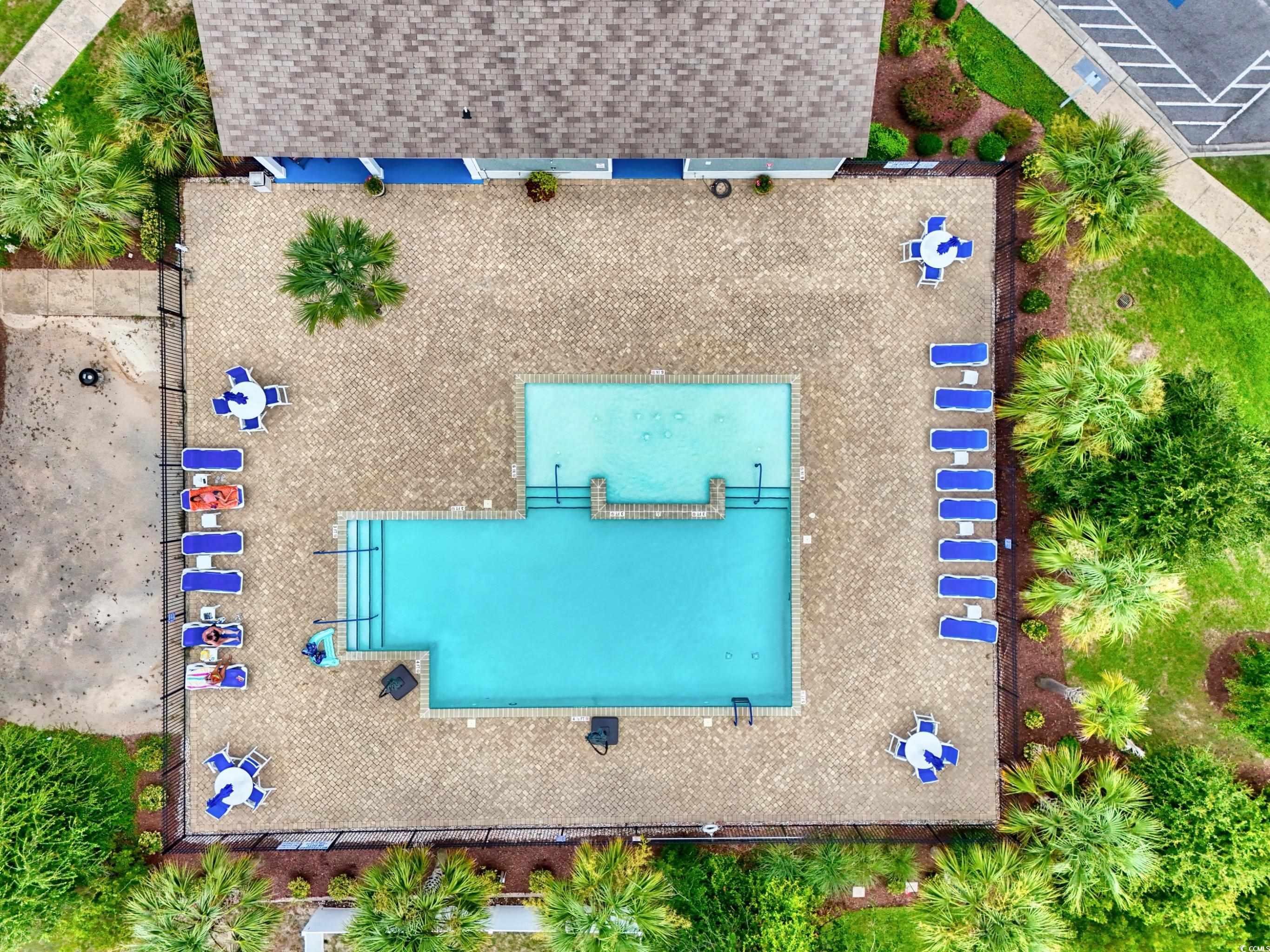 1104 Inlet View Drive North Myrtle Beach, SC 29582 - Photo 35 of 40 Drone / aerial view of a pool area