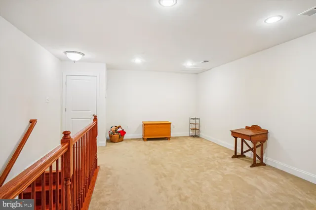 a room with furniture and a table