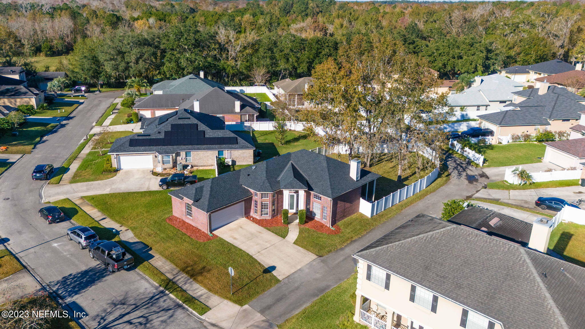 3795 Bedford Drive Middleburg, FL 32068 - Photo 45 of 54 an aerial view of a house with swimming pool outdoor seating