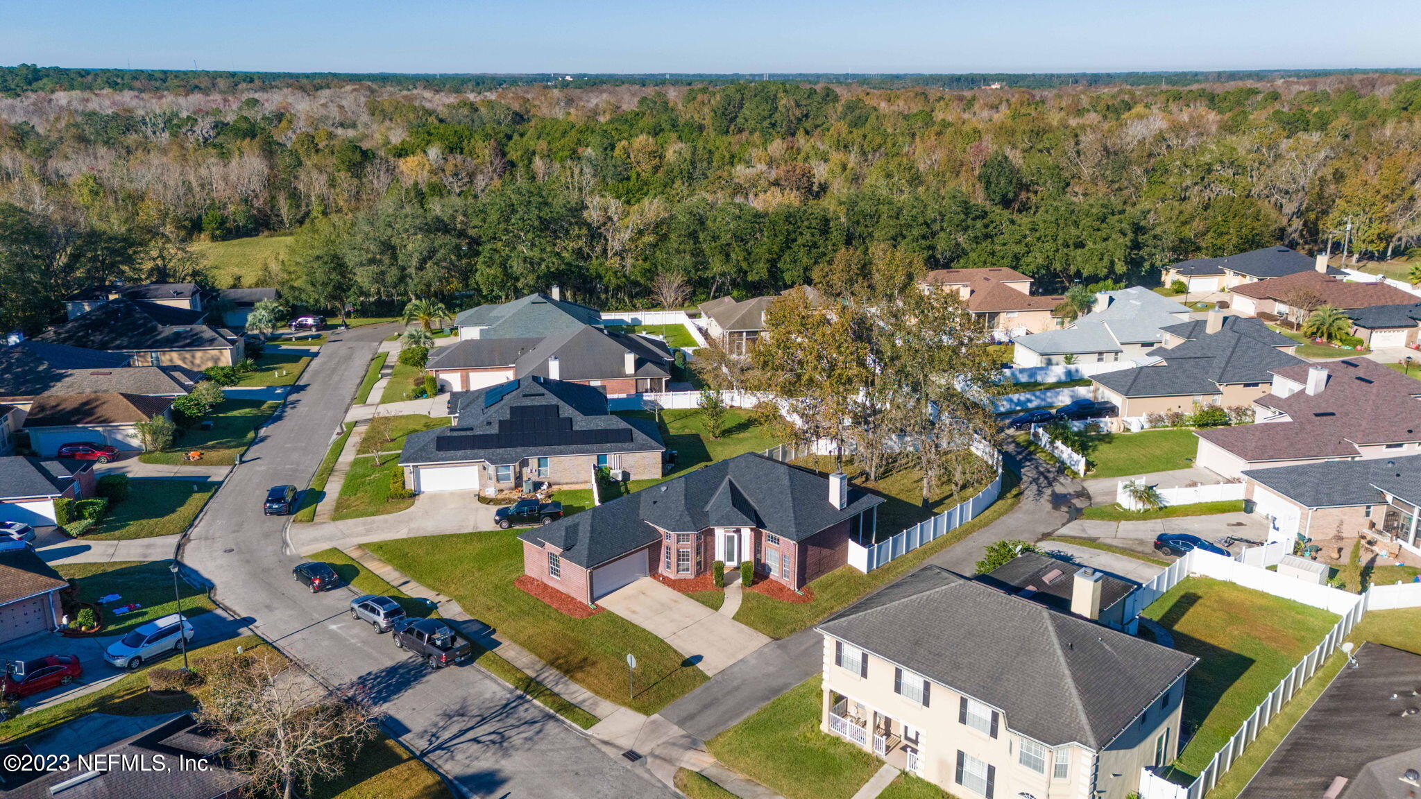 3795 Bedford Drive Middleburg, FL 32068 - Photo 46 of 54 an aerial view of a pool patio swimming pool and outdoor seating