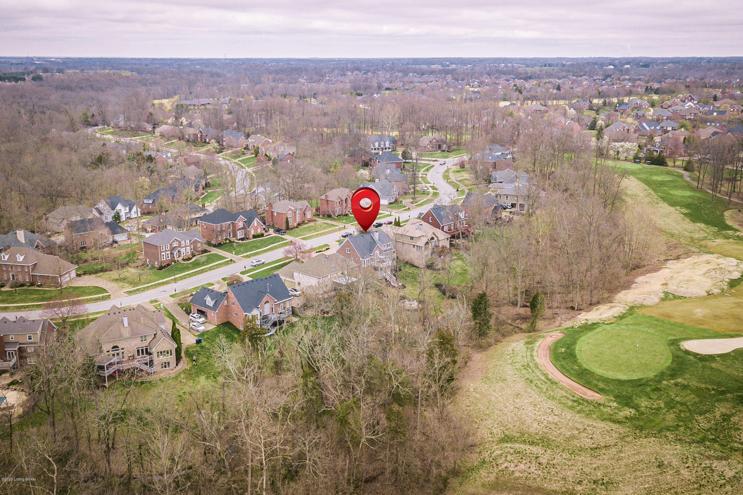 5717 Moser Farm Road Prospect, KY 40059 - Photo 50 of 54 Exact Back Aerial View of Home