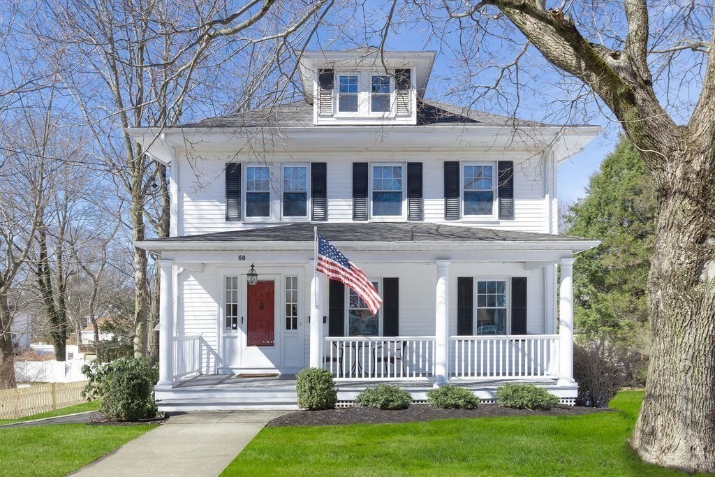 60 High Street Needham, MA 02494 - Photo 1 of 32 front view of a house with a yard