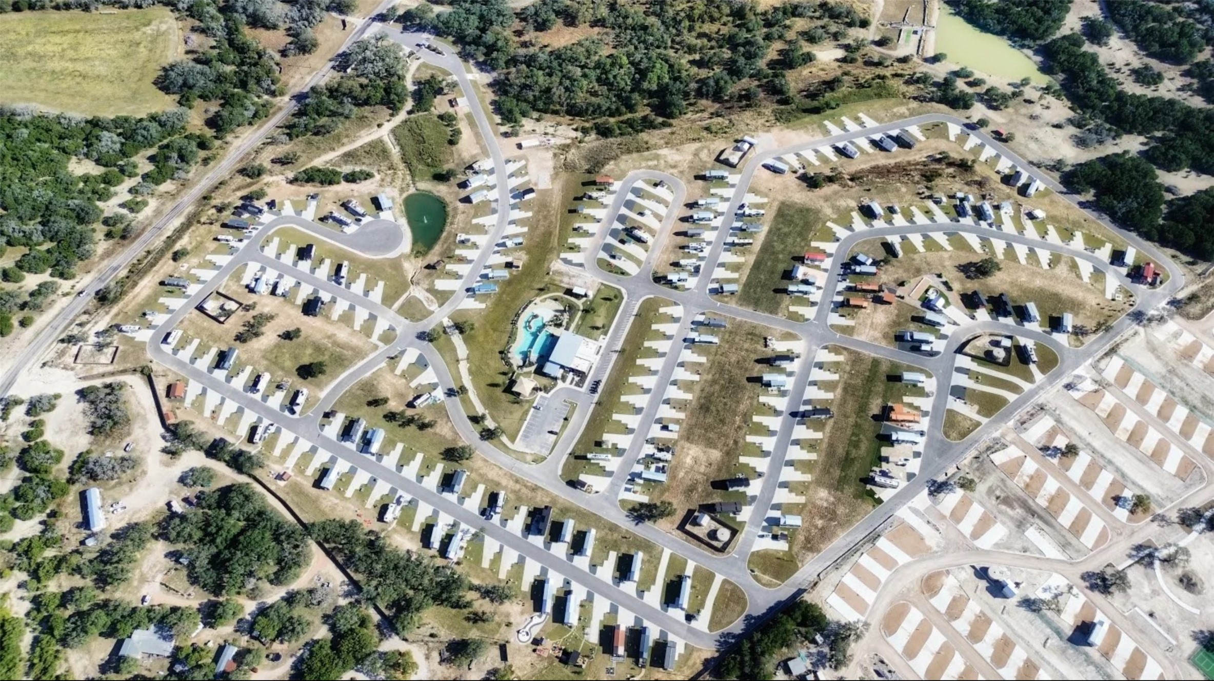 5386 Ranch Road 1376, Unit 79 Fredericksburg, TX 78624 - Photo 27 of 39 Aerial view of property and surrounding area