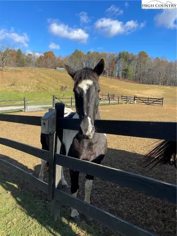 a view of a balcony with an ocean view