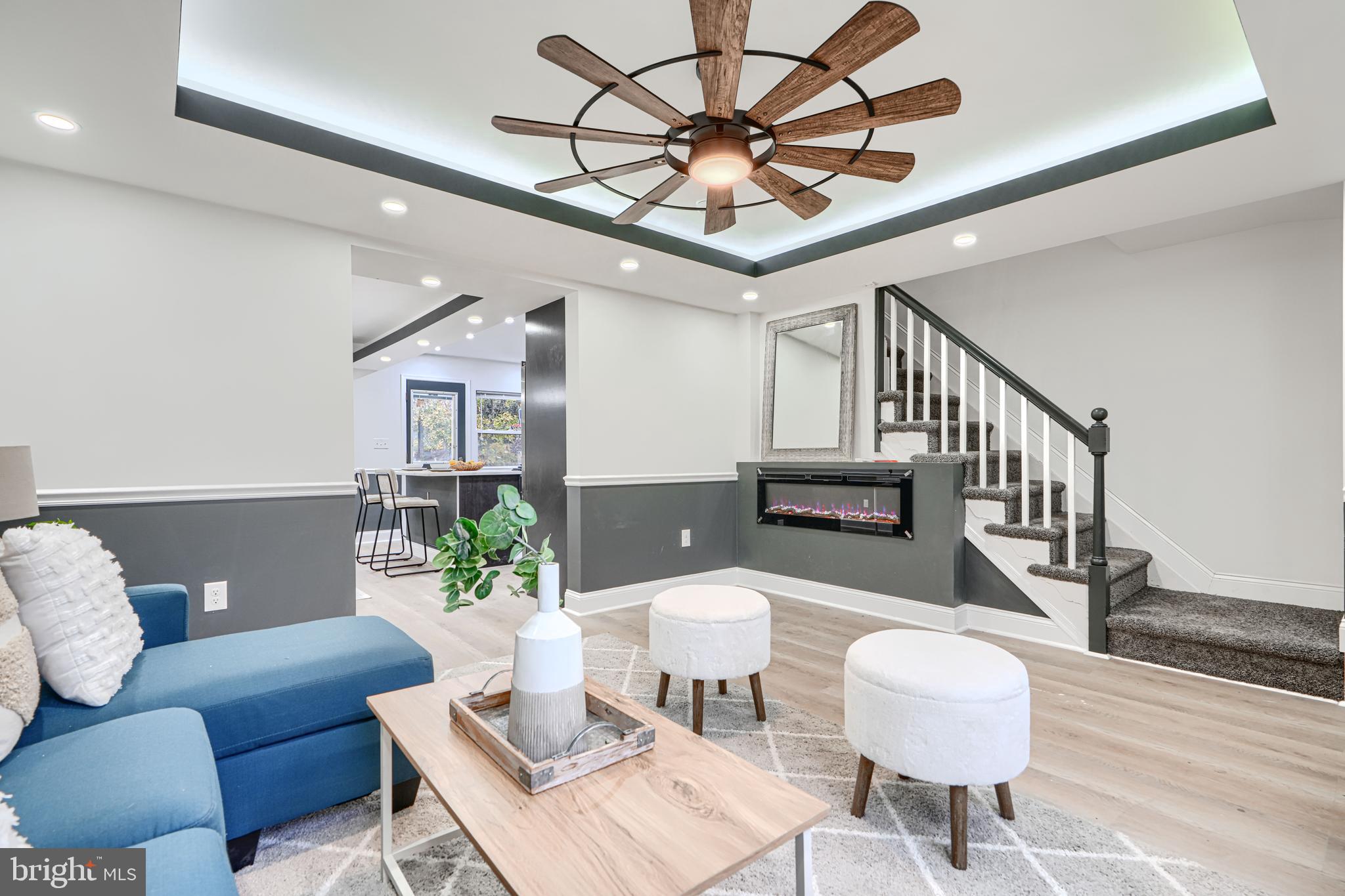 718 Benninghaus Road Baltimore, MD 21212 - Photo 1 of 40 a living room with furniture a chandelier and a dining table