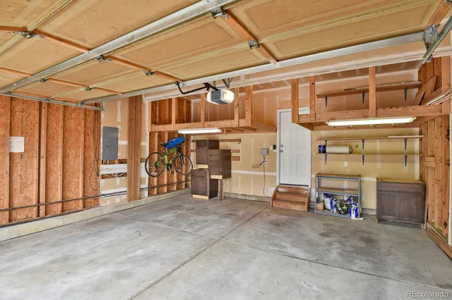 a view of a car garage