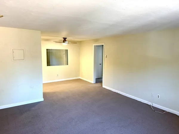 a view of a room with a empty space