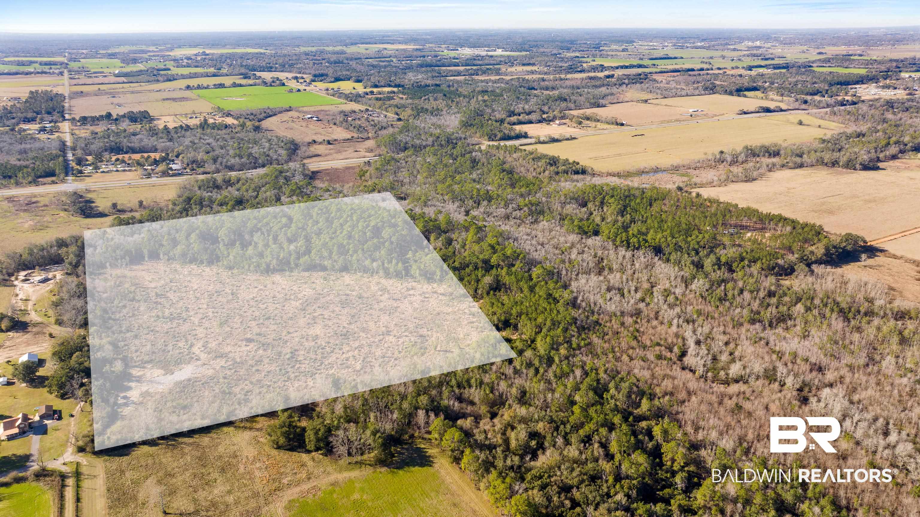 0 Resmondo Road Summerdale, AL 36580 - Photo 3 of 5 Bird's eye view with a rural view