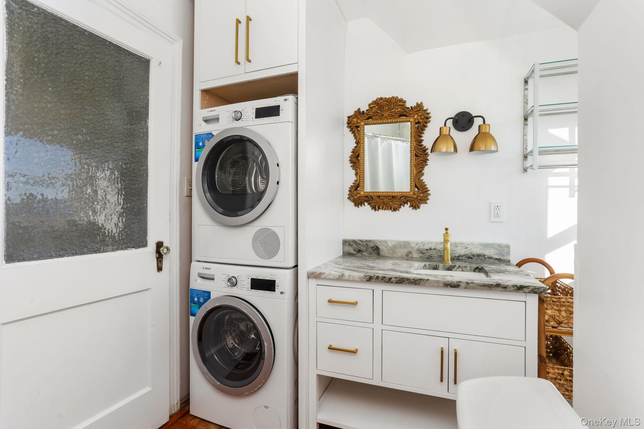 16 Bedford Road Katonah, NY 10536 - Photo 6 of 18 updated bath with washer dyer