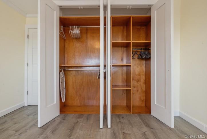 2 Bay Club Drive, Unit 17Z2 Queens, NY 11360 - Photo 15 of 17 a view of empty room with wooden floor and closet