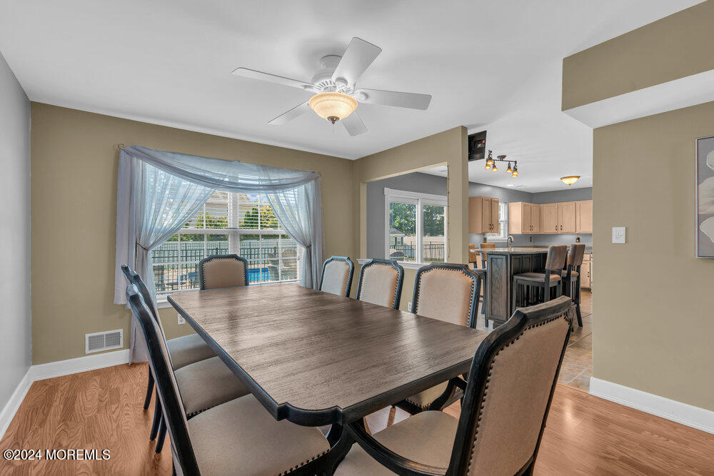 7 Andrew Street Howell, NJ 07731 - Photo 22 of 57 a view of a dining room with furniture window and outside view
