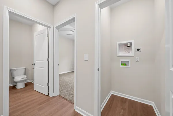 a bathroom with a toilet