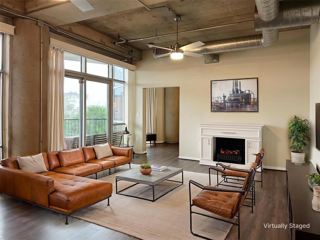 1001 Belleview Street, Unit 307 Dallas, TX 75215 - Photo 2 of 40 Sophisticated Dallas condo offering breathtaking skyline views and modern upgrades