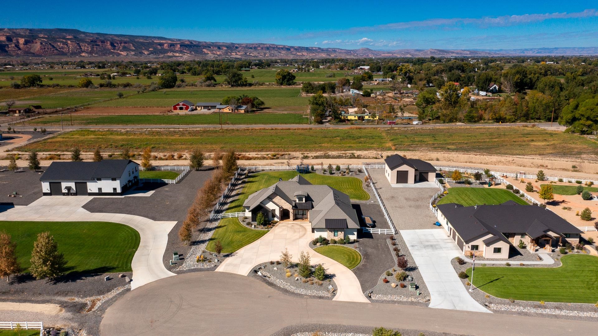 983 Farm House Road Grand Junction, CO 81505 - Photo 32 of 34 an aerial view of a house with a ocean view