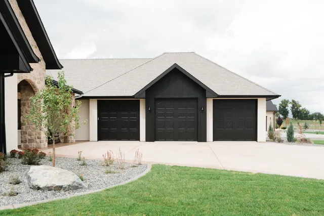 a house that has tree in front of it