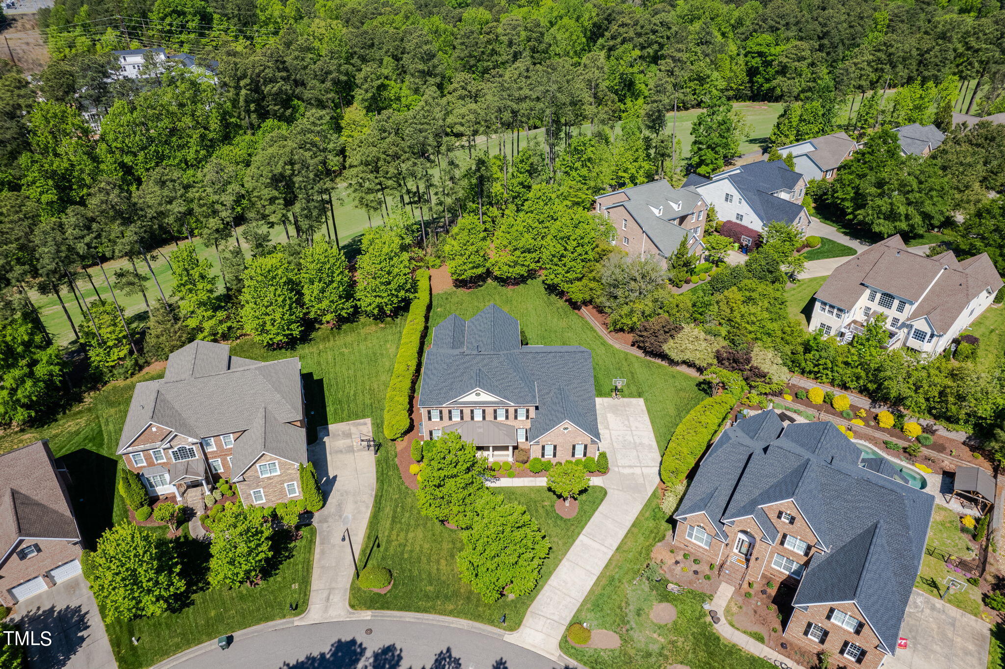 9713 Broadrun Drive Raleigh, NC 27617 - Photo 53 of 62 67-web-or-mls-9713 Broadrun-aerial-4