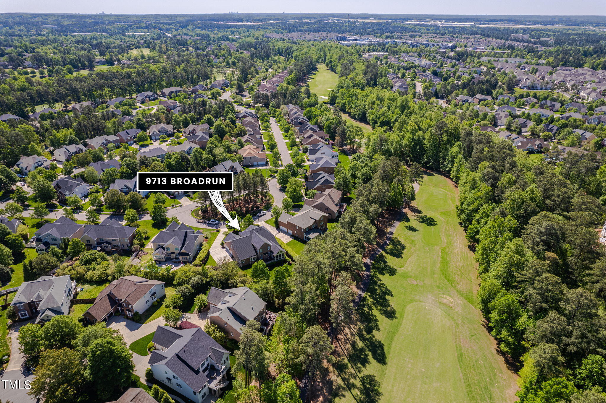 9713 Broadrun Drive Raleigh, NC 27617 - Photo 55 of 62 74-web-or-mls-9713 Broadrun-aerial-11