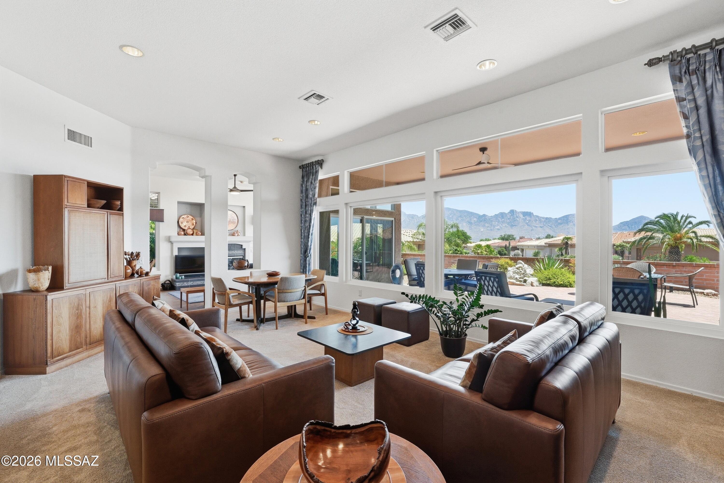 1654 East Crown Ridge Way Oro Valley, AZ 85755 - Photo 14 of 30 Living and Dining Areas