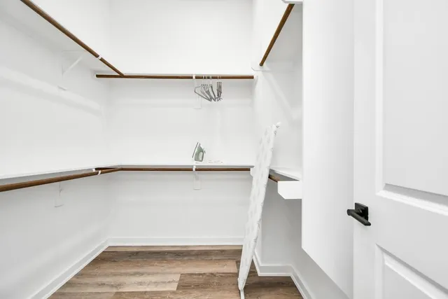 a view of walk in closet