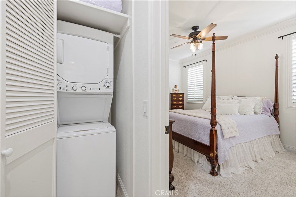 28319 Chisel Court Valencia, CA 91354 - Photo 49 of 74 a bedroom with a bed and a mirror