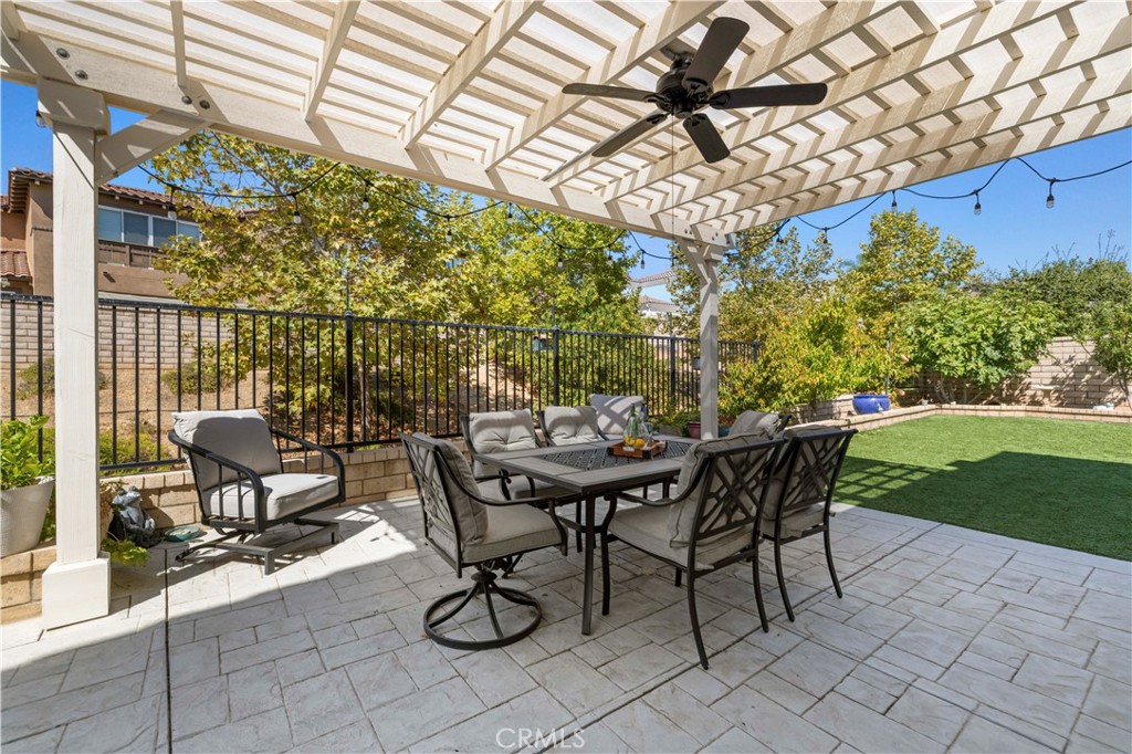 28319 Chisel Court Valencia, CA 91354 - Photo 59 of 74 a view of a patio with a table and chairs