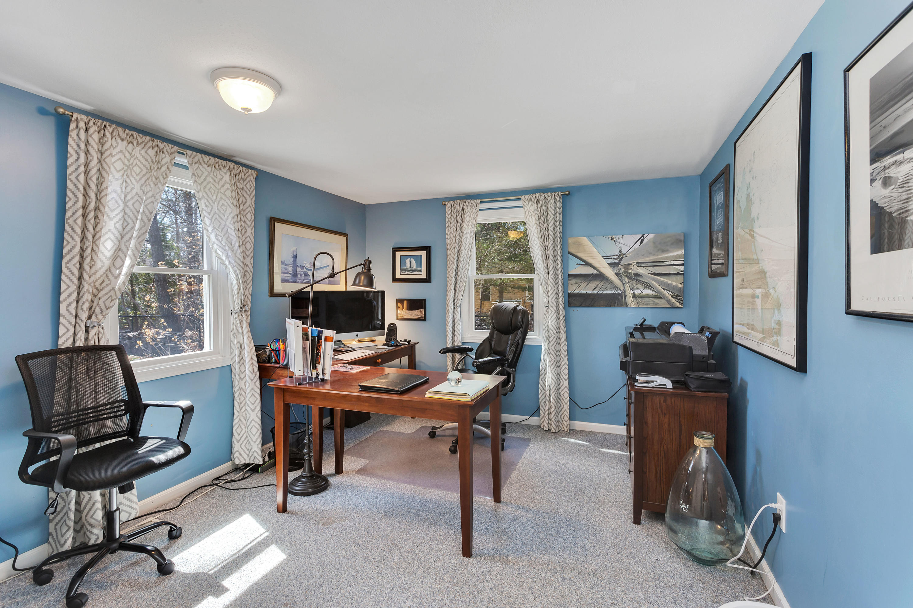 36 Scituate Road Mashpee, MA 02649 - Photo 16 of 36 a view of a workspace with furniture and a window