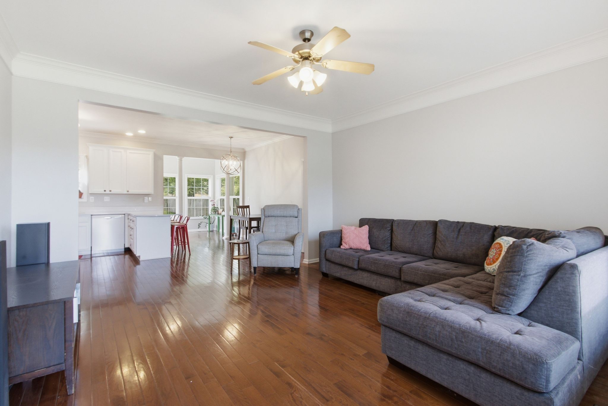 1503 Chapman Lane Spring Hill, TN 37174 - Photo 4 of 33 a living room with furniture and kitchen view