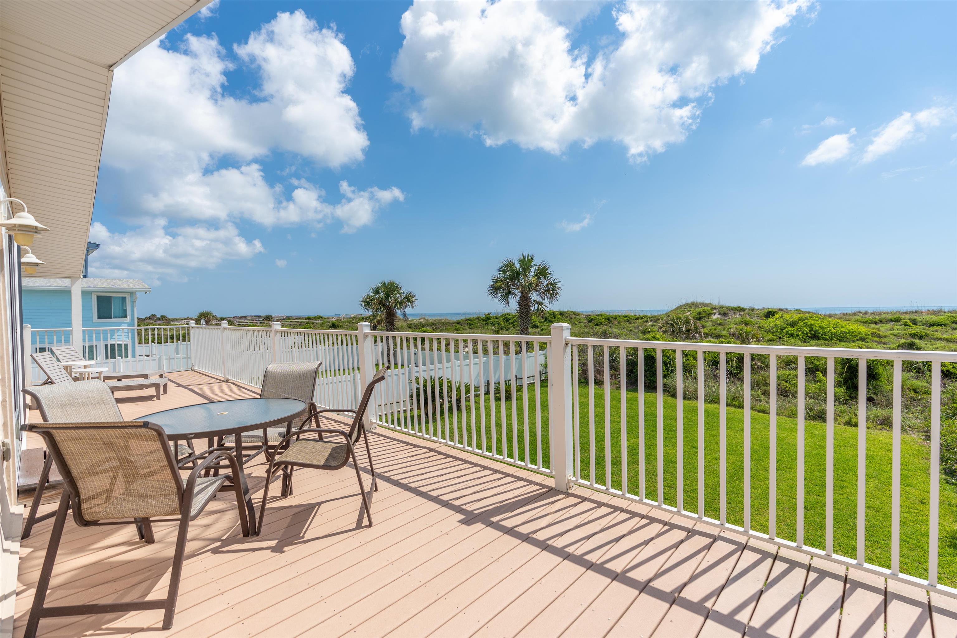 5424 Atlantic View St. Augustine, FL 32080 - Photo 37 of 42 a view of a balcony with furniture