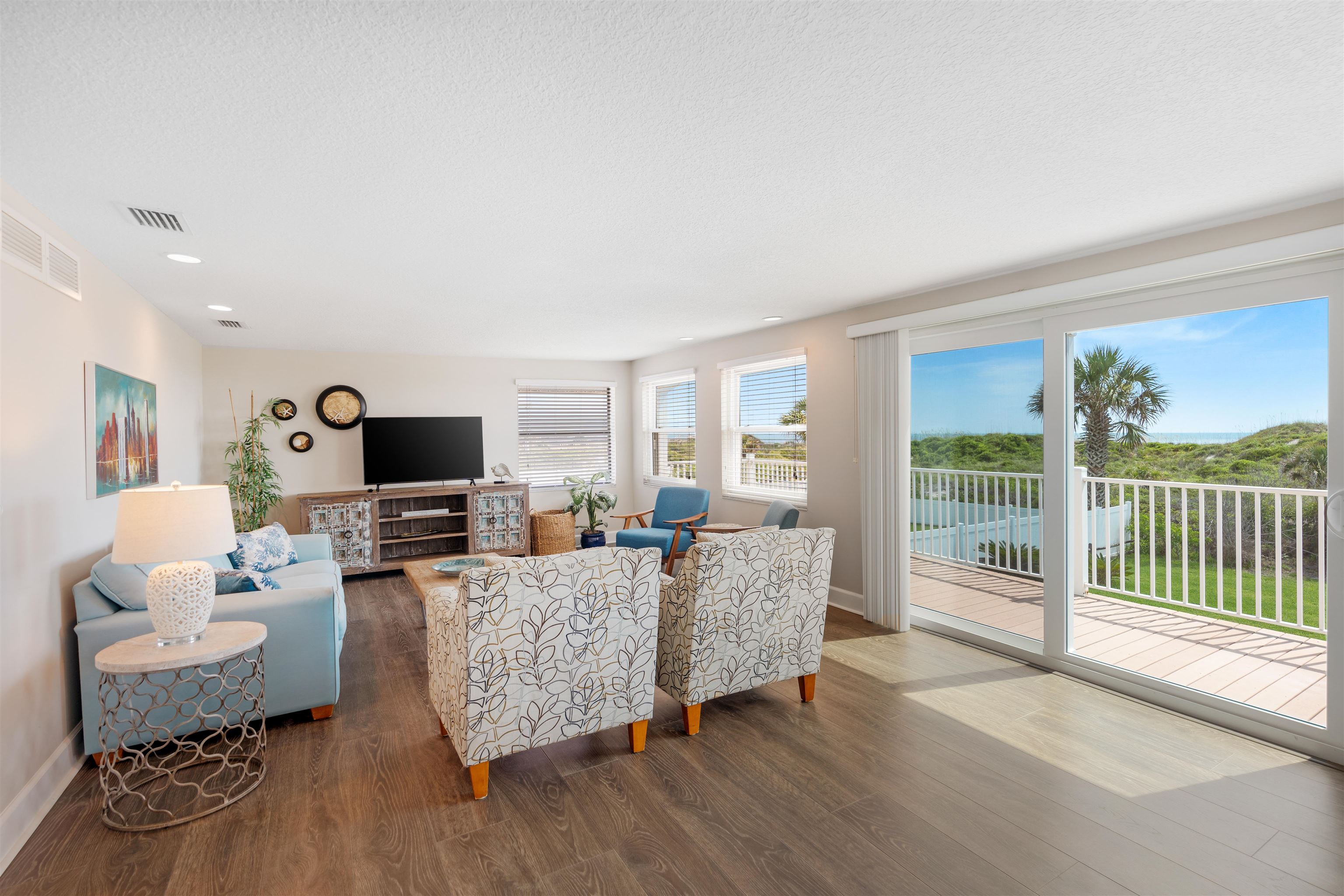 5424 Atlantic View St. Augustine, FL 32080 - Photo 7 of 42 a living room with furniture and a flat screen tv