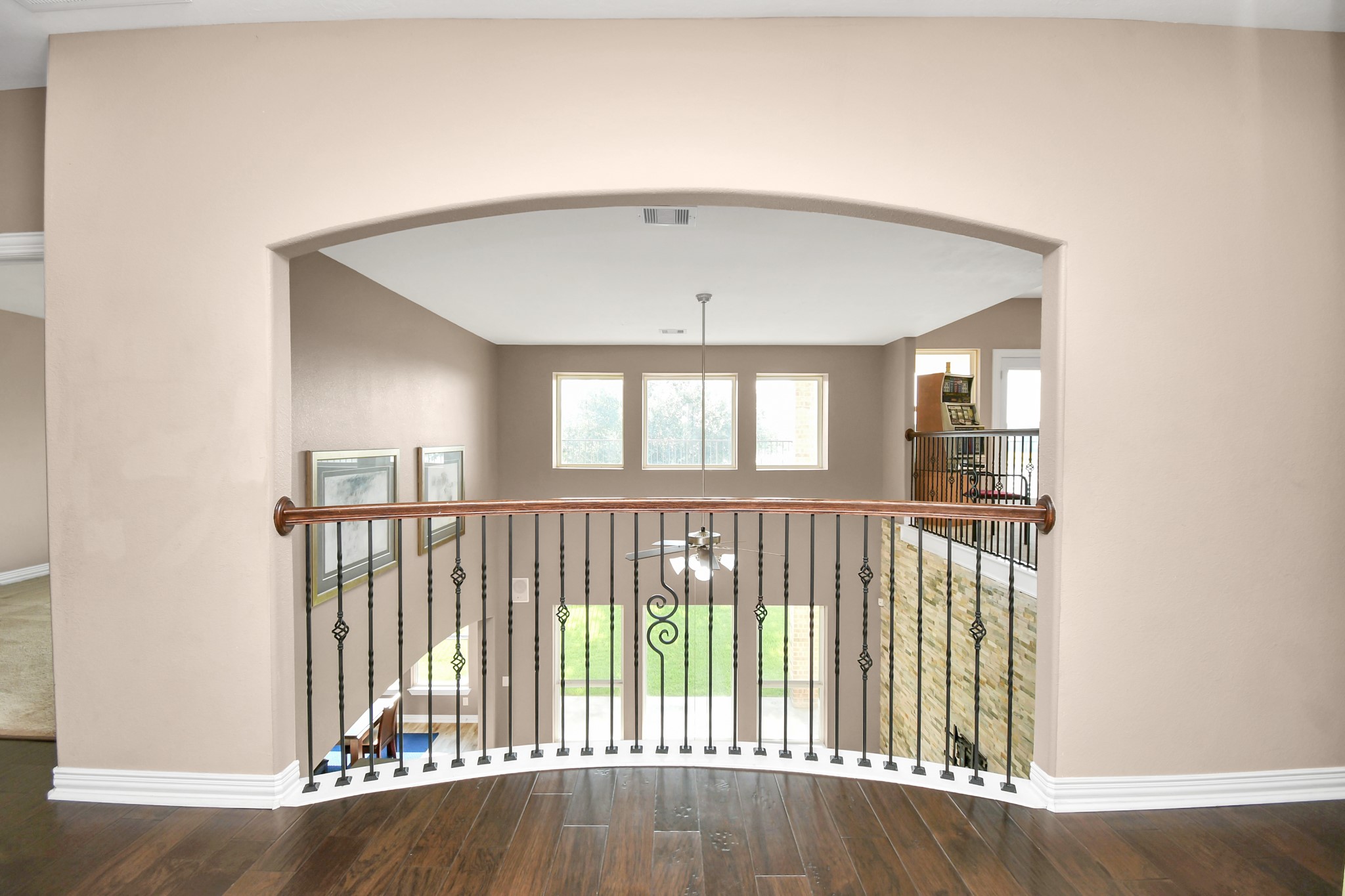9511 Emerald Lakes Drive Rosharon, TX 77583 - Photo 22 of 38 a view of an entryway door with wooden floor