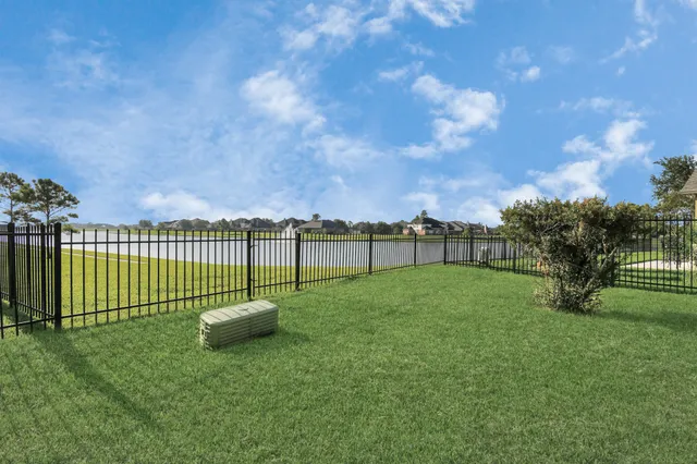 a view of outdoor space with garden