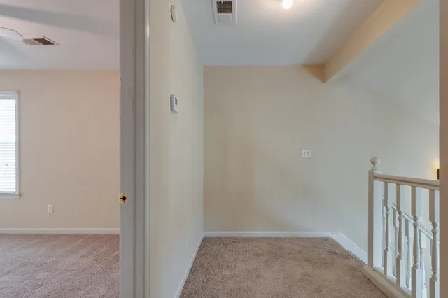 a view of hallway with window