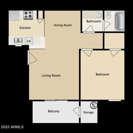 $1,175 | 3040 East Shea Boulevard, Unit 1, Phoenix, AZ 85028