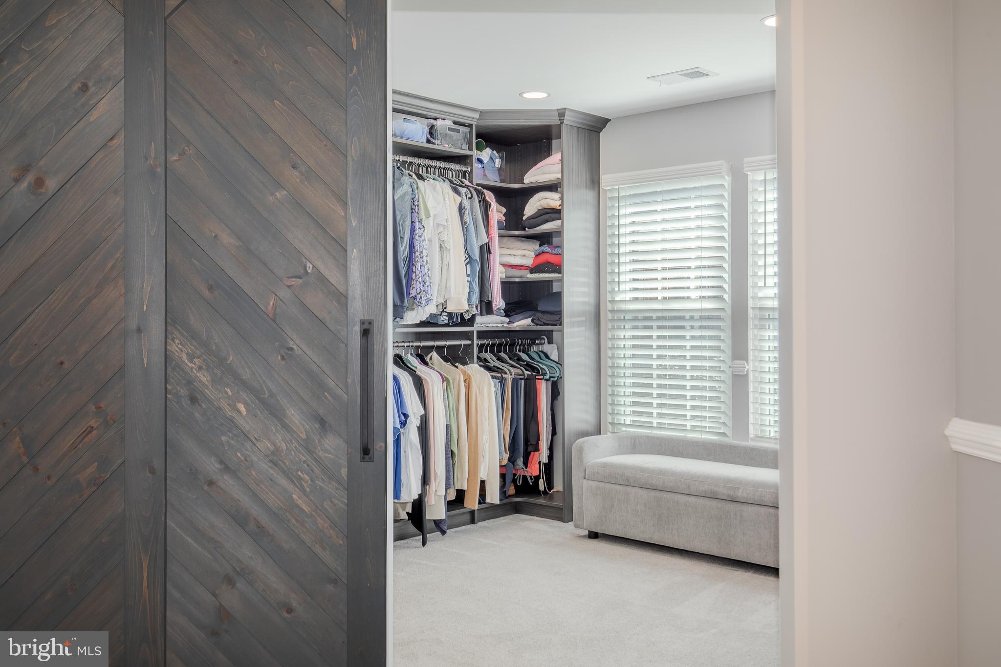 18302 Clear Smoke Road Boyds, MD 20841 - Photo 30 of 64 Barn Door to One of the Walk-In Closets