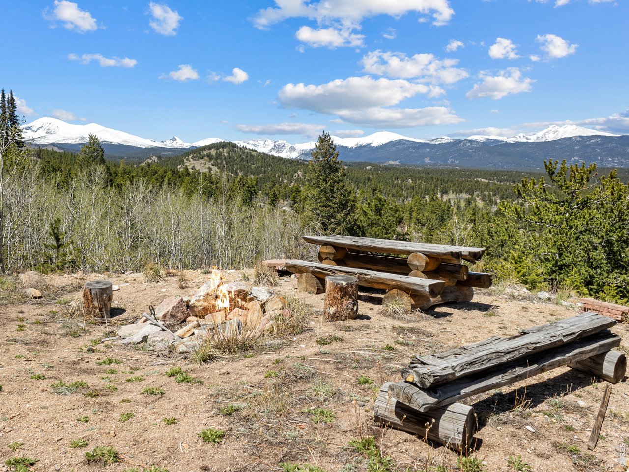 1398 Gold Lake Road Ward, CO 80481 - Photo 36 of 40 Amazing Views / Fire Pit
