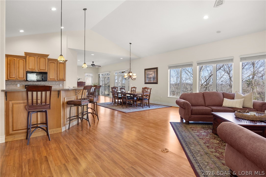 1386 Nichols Road Osage Beach, MO 65065 - Photo 8 of 62 Great room with vaulted ceilings