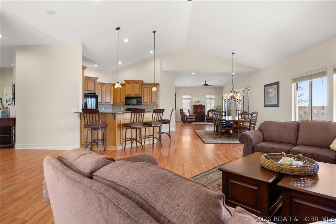 1386 Nichols Road Osage Beach, MO 65065 - Photo 9 of 62 Open concept great room with living room, kitchen,