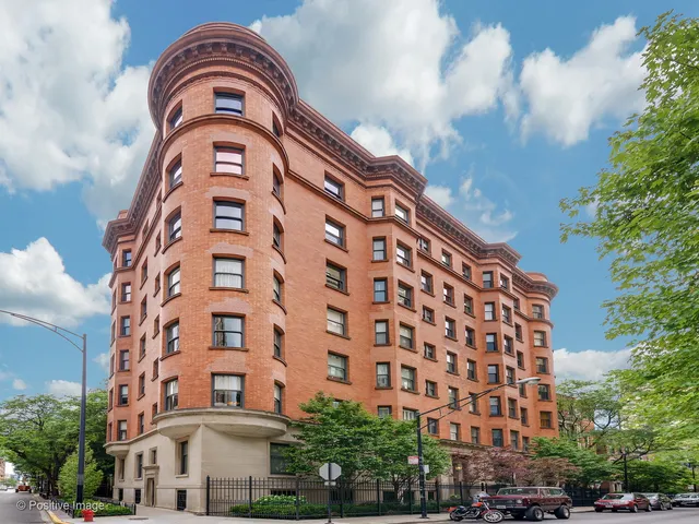 a front view of a building