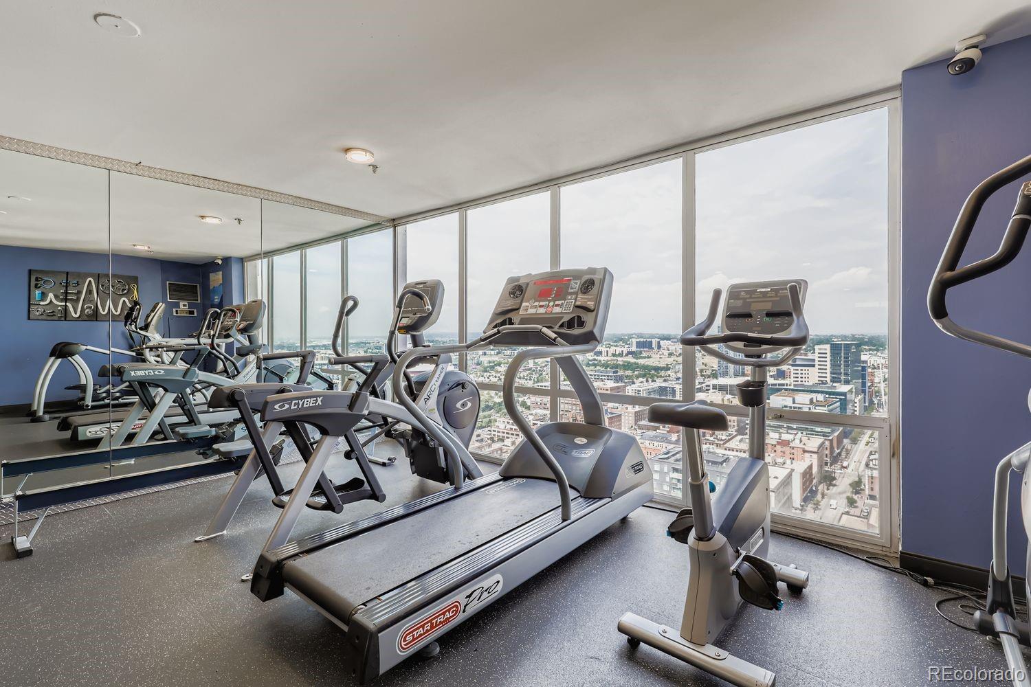 1625 Larimer Street, Unit 1007 Denver, CO 80202 - Photo 23 of 28 a view of a room with gym equipment