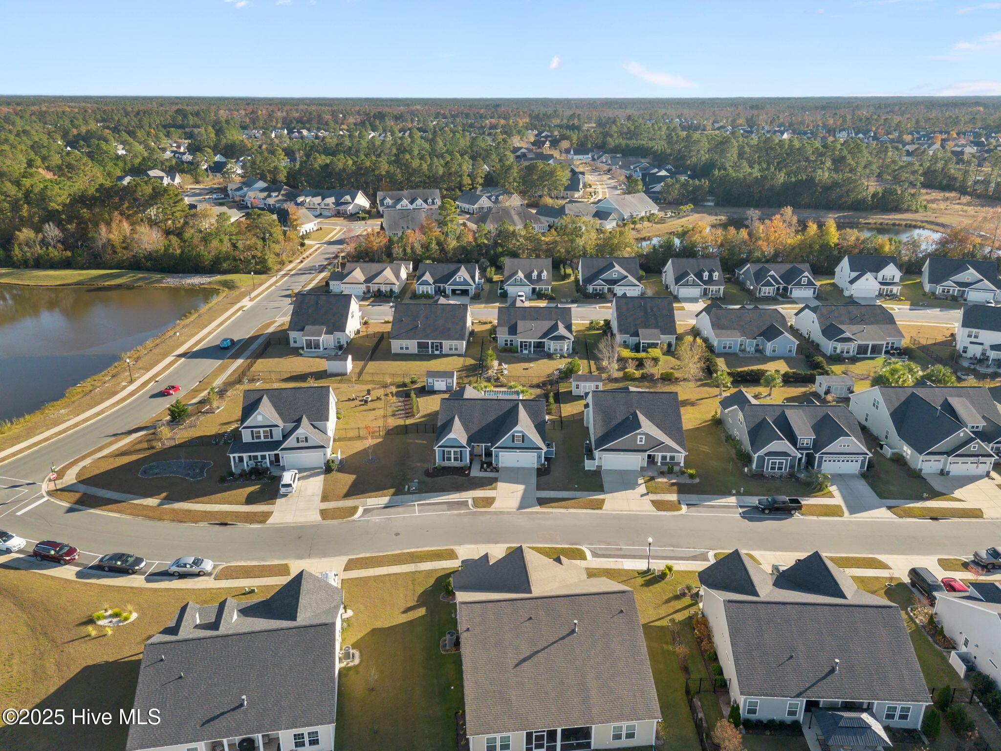 5229 Nat'l Gdn Trail Winnabow, NC 28479 - Photo 48 of 50 Aerial View (house 2 from left)