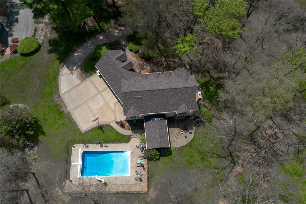141 Timber Springs Drive Indiana, PA 15701 - Photo 21 of 50 an aerial view of a house with a yard garage and outdoor seating