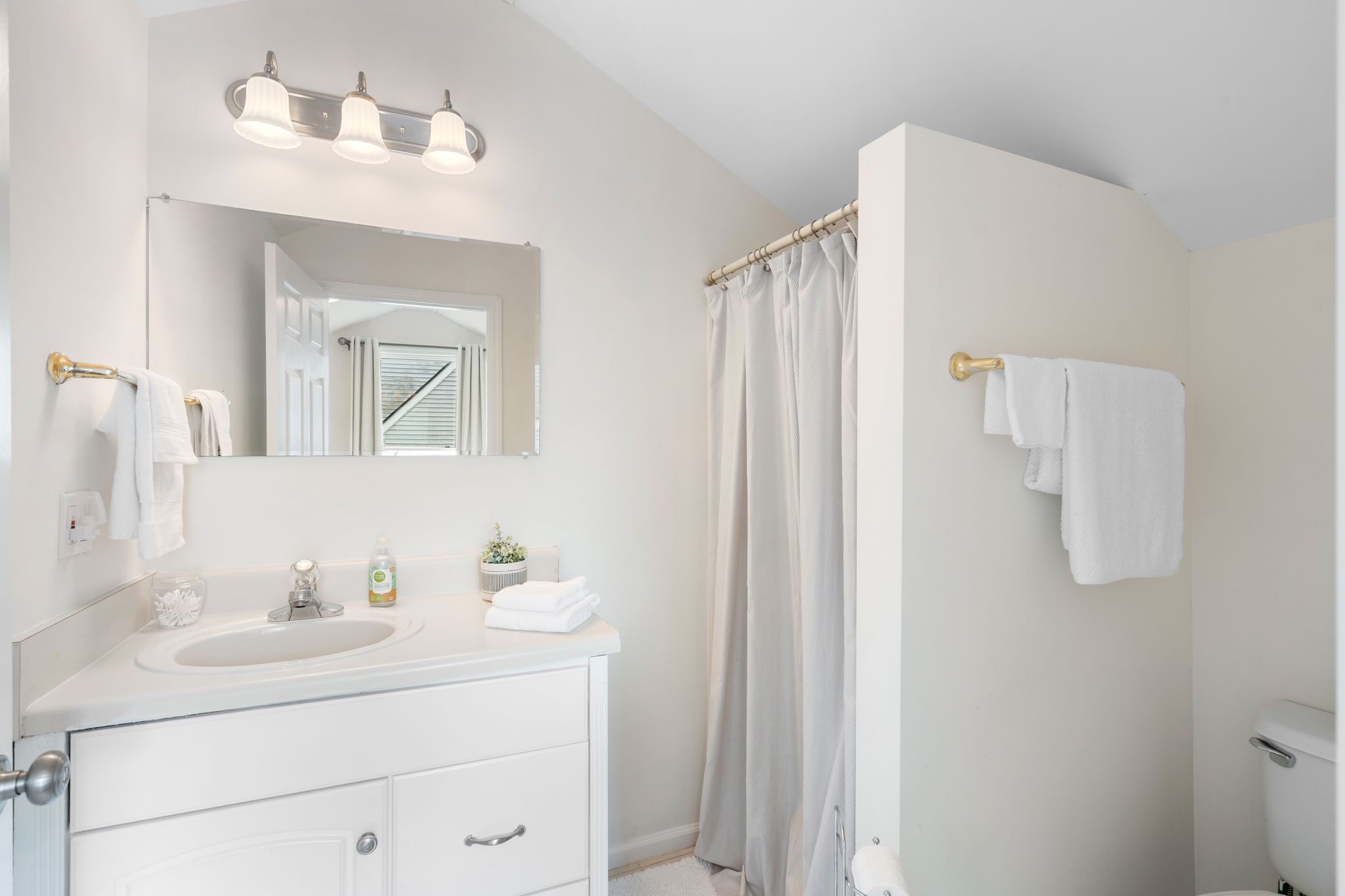 215 Devrow Court Franklin, TN 37064 - Photo 31 of 46 a bathroom with a sink vanity and mirror