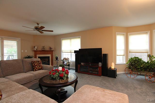 4144 Walter Road Bethlehem, PA 18020 - Photo 5 of 46 a living room with furniture a window and a fireplace