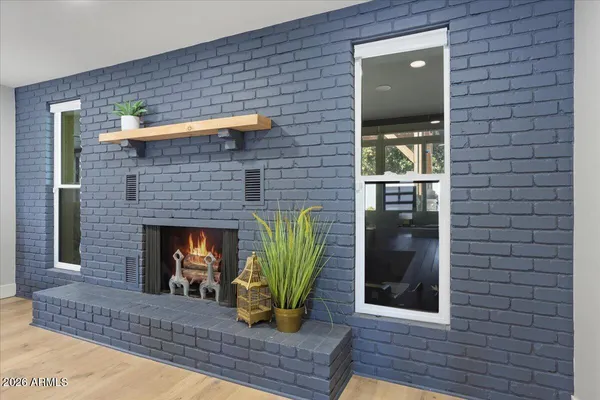 a view of a entryway door front of house